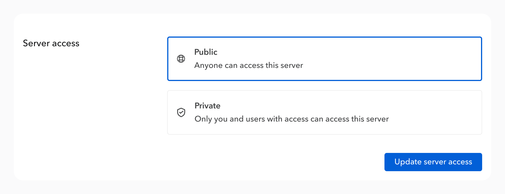 Access management module of the MCP server